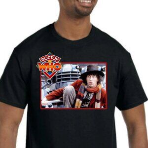 Doctor Who T-Shirt NEW *Pick your color* Tom Baker Dalek classic TARDIS